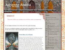 Tablet Screenshot of adrienneabeyta.com